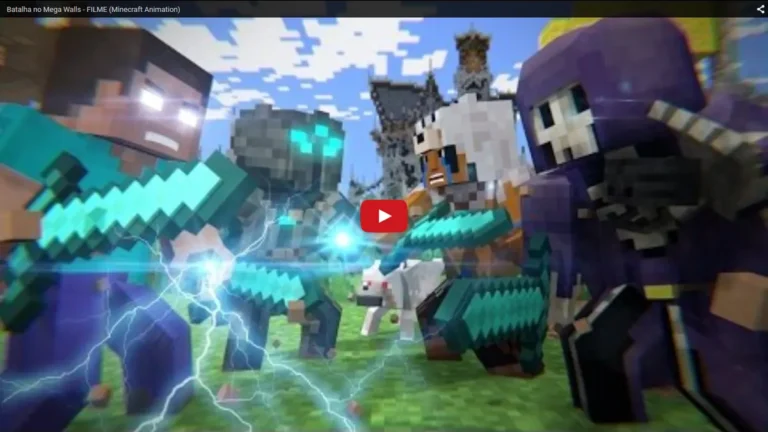 Batalha no Mega Walls – FILME ( (Minecraft Animation)