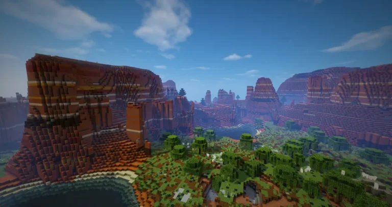 mesa biomes sky view Wallpaper