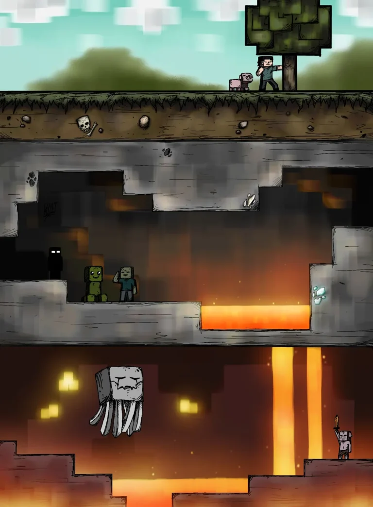 Minecraft 2D world