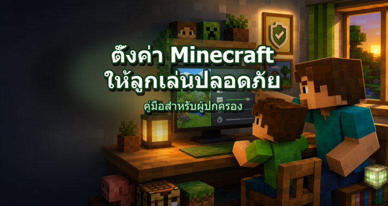 วิธีตั้งค่า Minecraft ให้ลูกเล่นปลอดภัย ผู้ปกครองควรรู้ วิธีตั้งค่า Minecraft ให้ลูกเล่นปลอดภัย ผู้ปกครองควรรู้