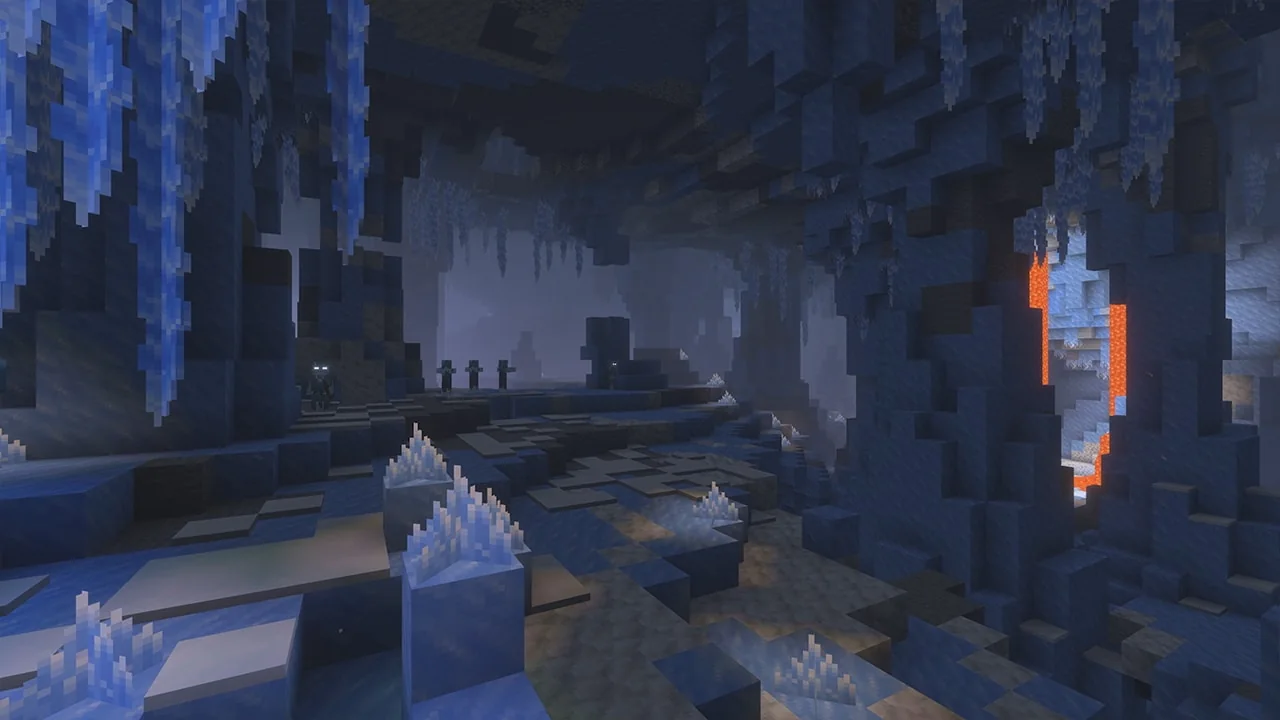ภาพแนะนำ Ice Caves จาก Minecraft LIVE กันยายน 2026